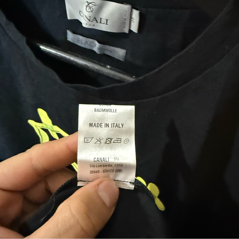Canali Black Edition T-Shirt - Picture 6 of 7